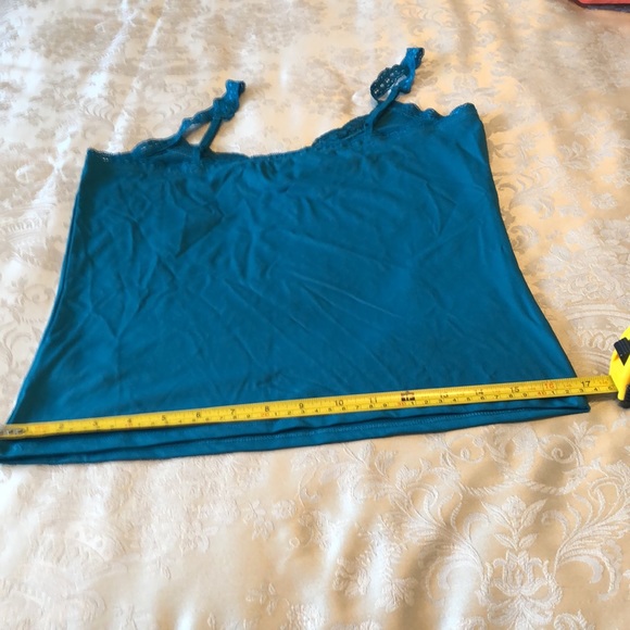 CLEO CAMI - NWT - DEEP TEAL SIZE MEDIUM CAMISOLE TANK ADJUSTABLE STRAPS #076 - Picture 10 of 10